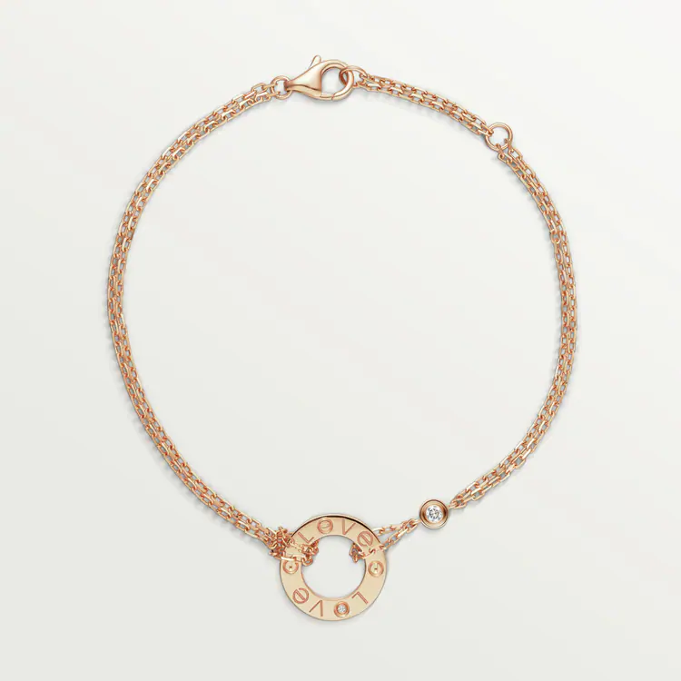 Captivating Cartier LOVE BRACELET Dupe in Rose Gold