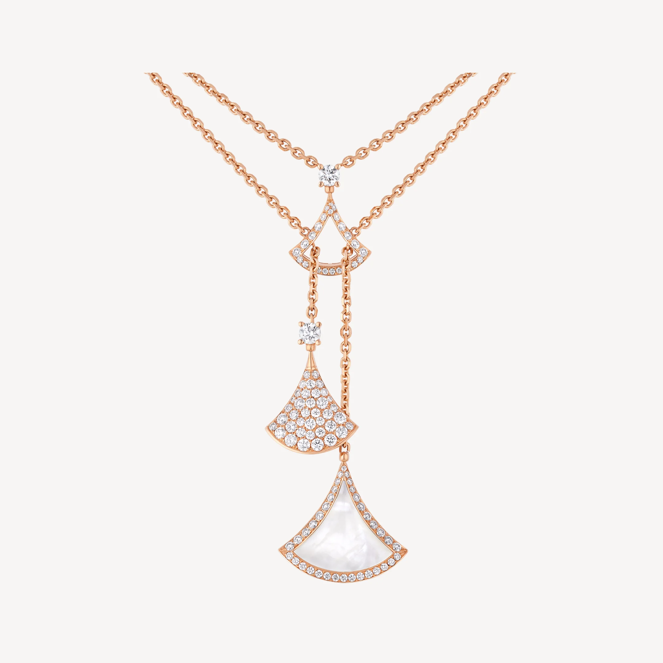 Divas' Dream diamond necklace in white gold | Bulgari | The Jewellery Editor