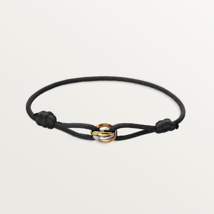 Cartier TRINITY BRACELET Dupe Black Cord Edition