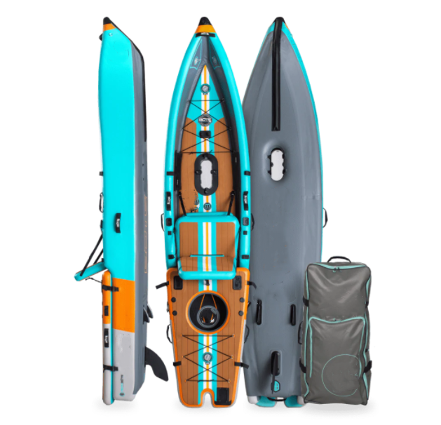 LONO Aero 12′6″ Native Aqua Inflatable Kayak TESCO
