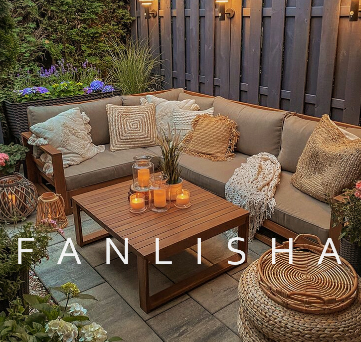 Garden corner sofa, coffee table & furniture cover TESCO