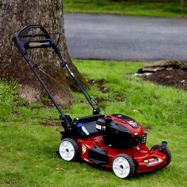 SELF PROPELLED GAS LAWN MOWER TESCO
