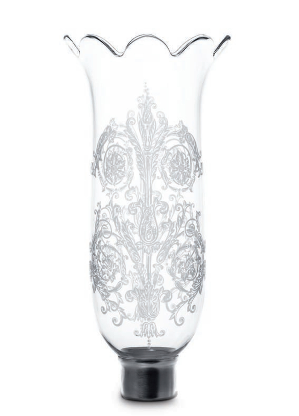 Hurricane Crystal Glass Shade White LuGiana