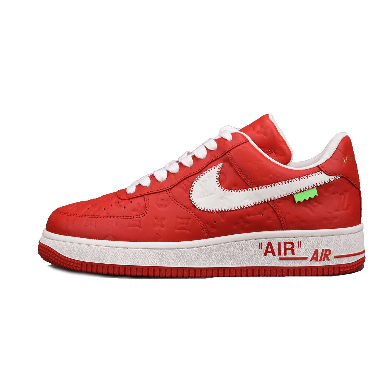 Nike Air Force 1 Low Louis Vuitton University Red (Be careful about the ...