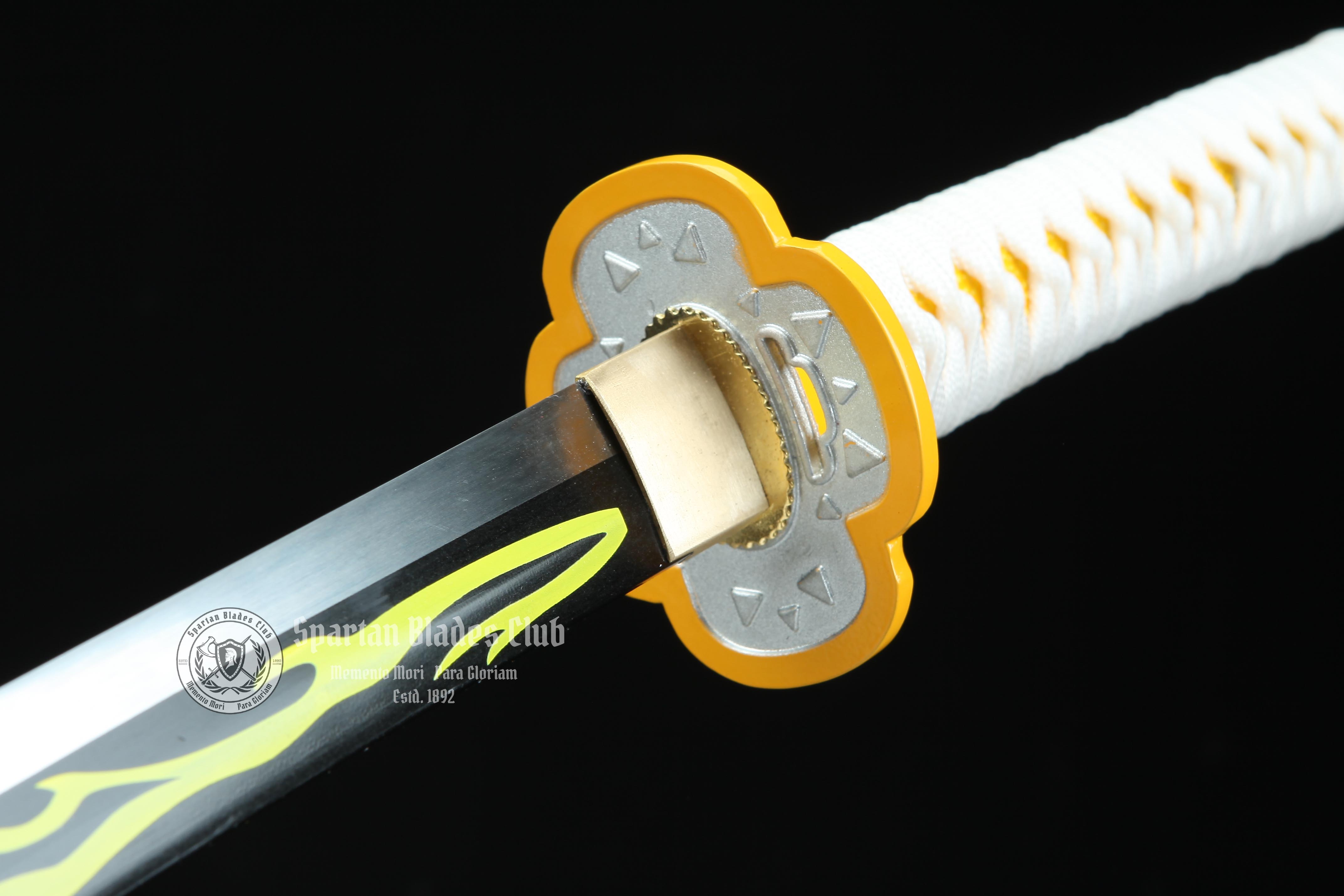 Agatsuma Zenitsu Sword - Demon Slayer - Handmade Real Sword - Sharp