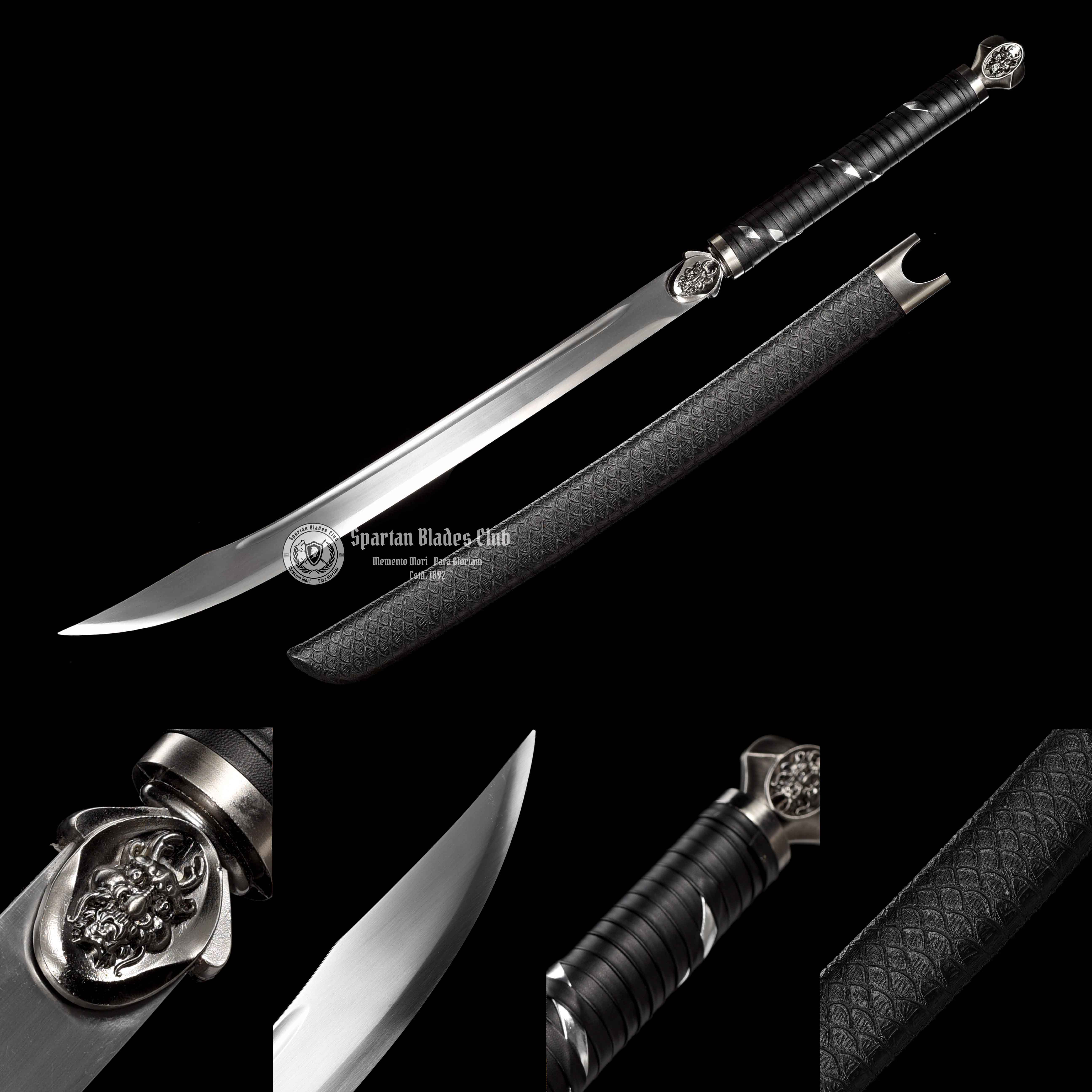 【BUY】Ghost Slayer Dao Sword - Handcrafted Manganese Steel Blade - Full ...