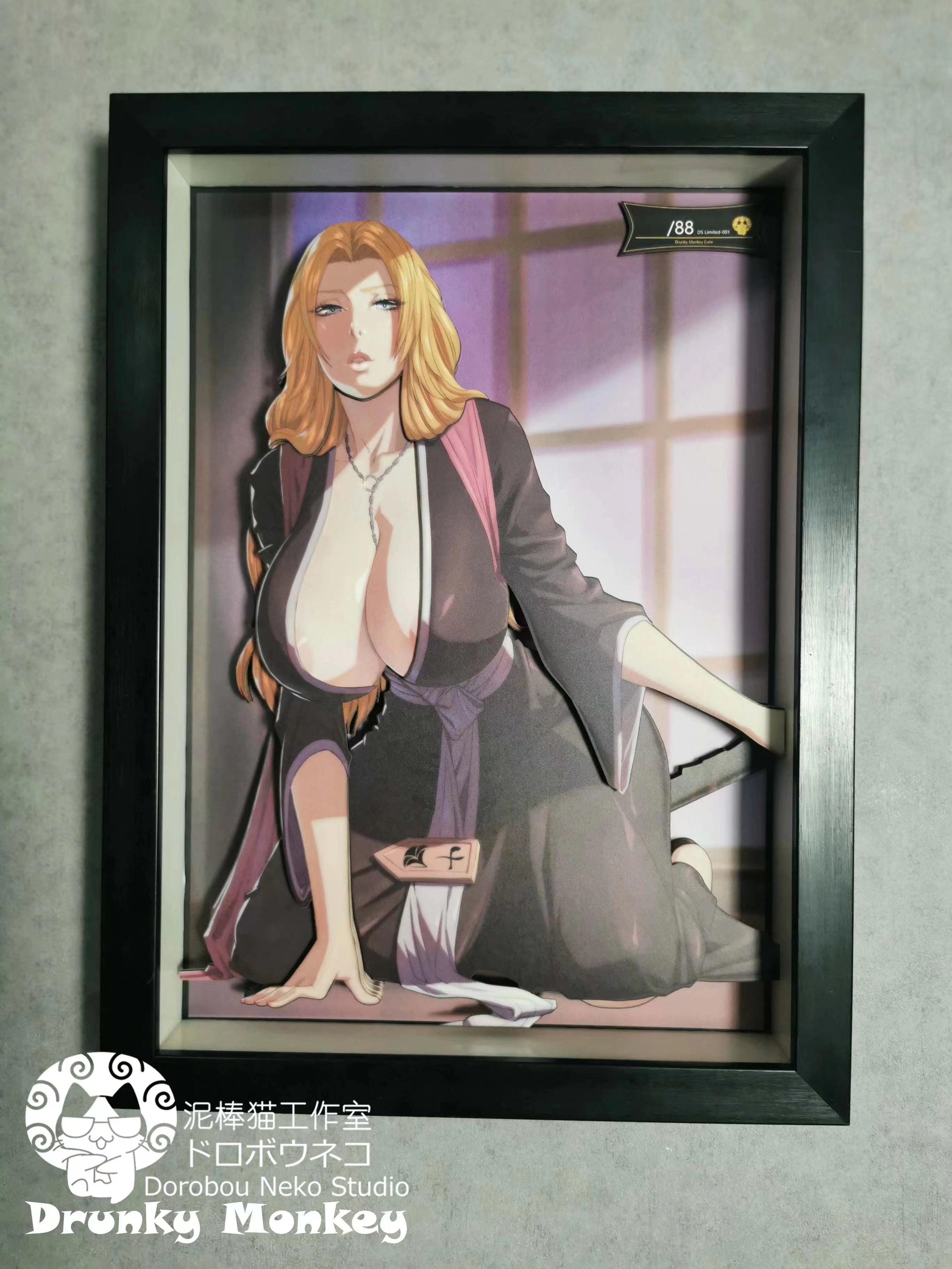 Pre-sale】Matsumoto Rangiku 3D Decoration Painting-Bleach-Dorobou Neko  Studio - weareanimecollectors