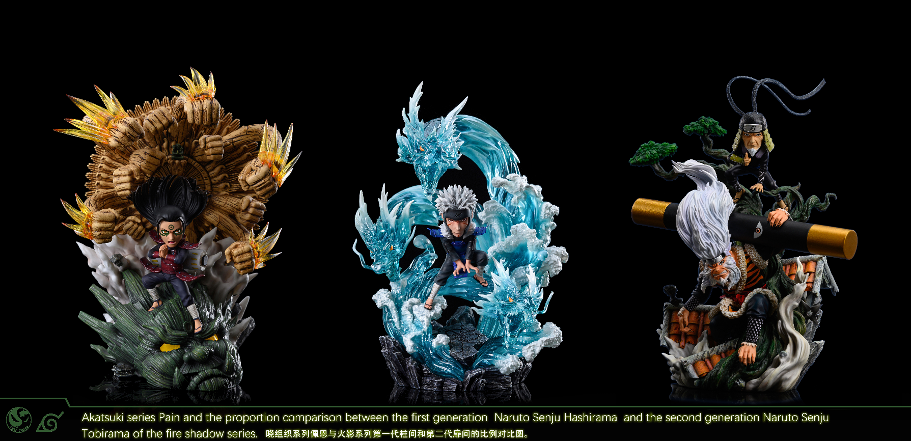Pre-sale】1/8 Gem Scale Hokage Series Shodai Hokage Hashirama Senju & Third  Hokage Hiruzen Sarutobi-Five-Naruto-V6 Studio - weareanimecollectors