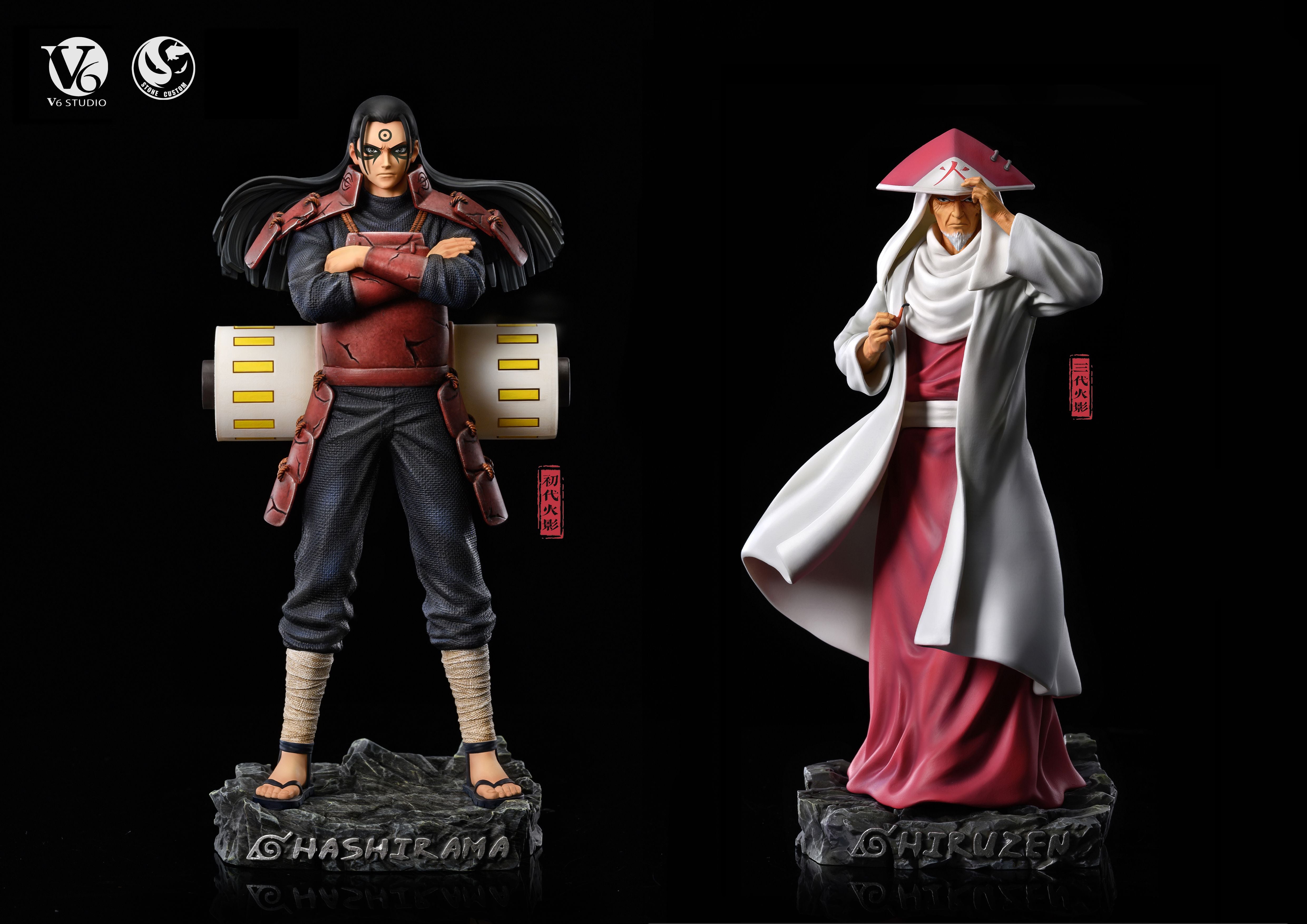 Pre-sale】1/8 Gem Scale Hokage Series Shodai Hokage Hashirama Senju & Third  Hokage Hiruzen Sarutobi-Five-Naruto-V6 Studio - weareanimecollectors