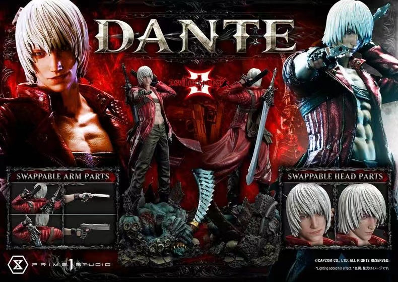 Devil May Cry 3 Dante 1/4 Scale Figure Pre-Orders Available