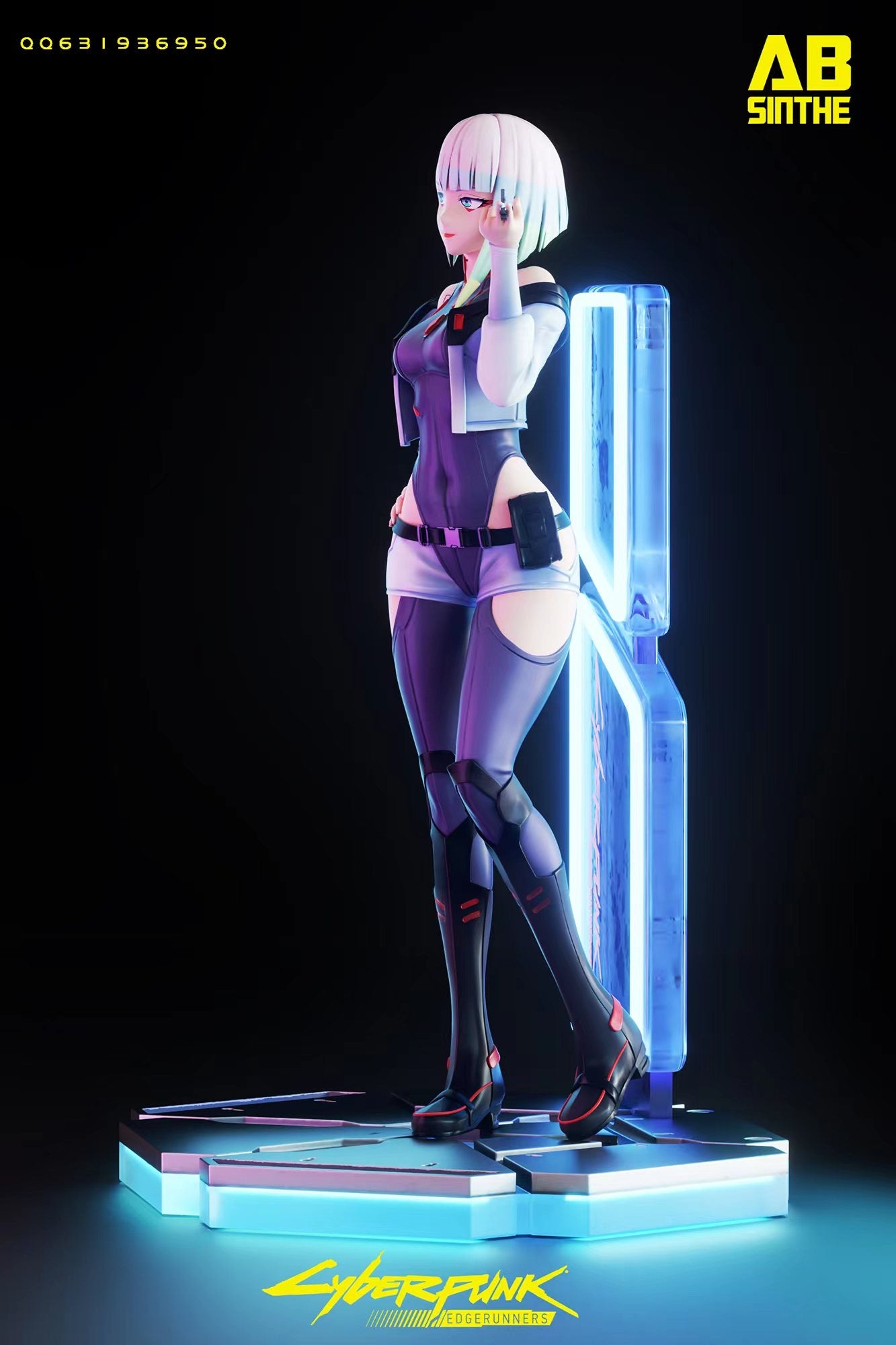 1/6 Scale Rebecca with LED - Cyberpunk: Edgerunners Resin Statue - ABsinthe  Studios [Pre-Order]