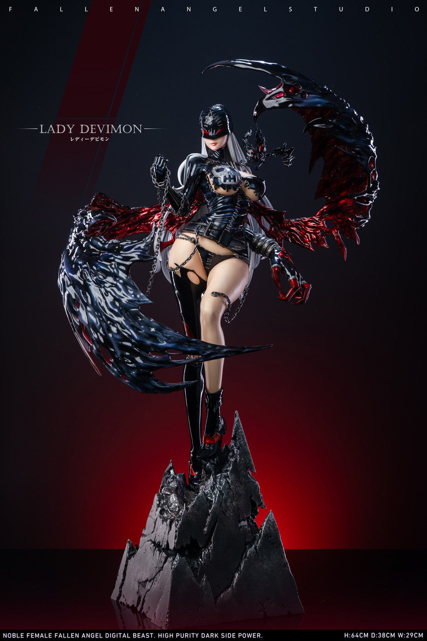 Pre-sale】1/4 AngeWomon & Lady Devimon-Digimon-Fallen Angel Studio -  weareanimecollectors