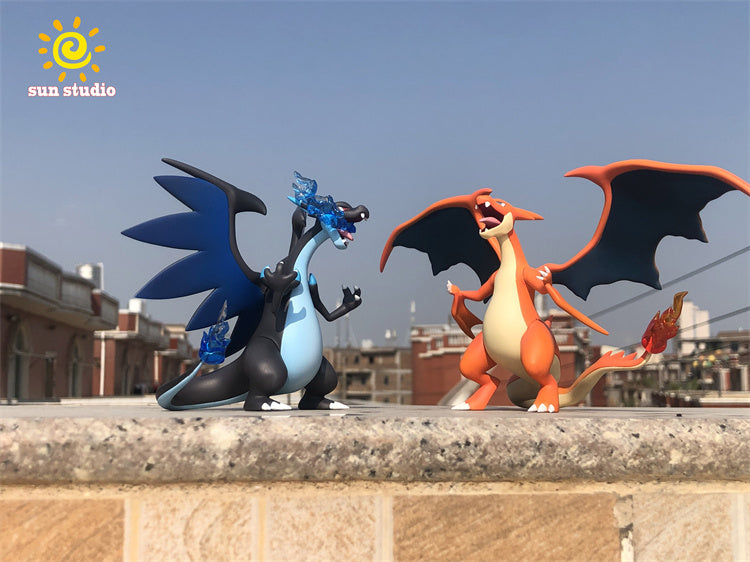 1/20 Scale World Zukan Alain & Mega Charizard X - Pokemon Resin Statue - QN  Studios [Pre-Order]