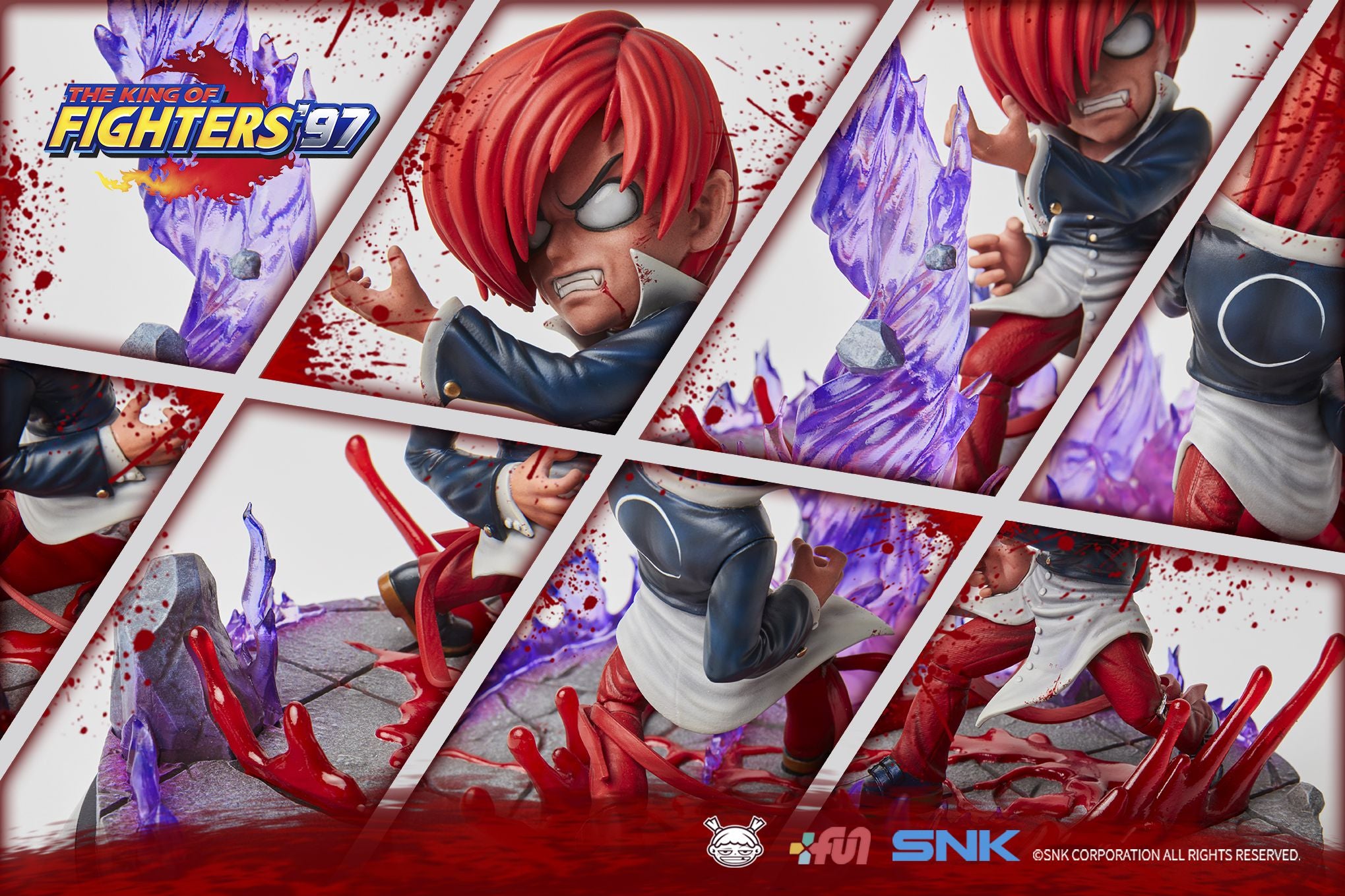 Orochi, anime, iori, iori yagami, kof, leona, snk, the king of