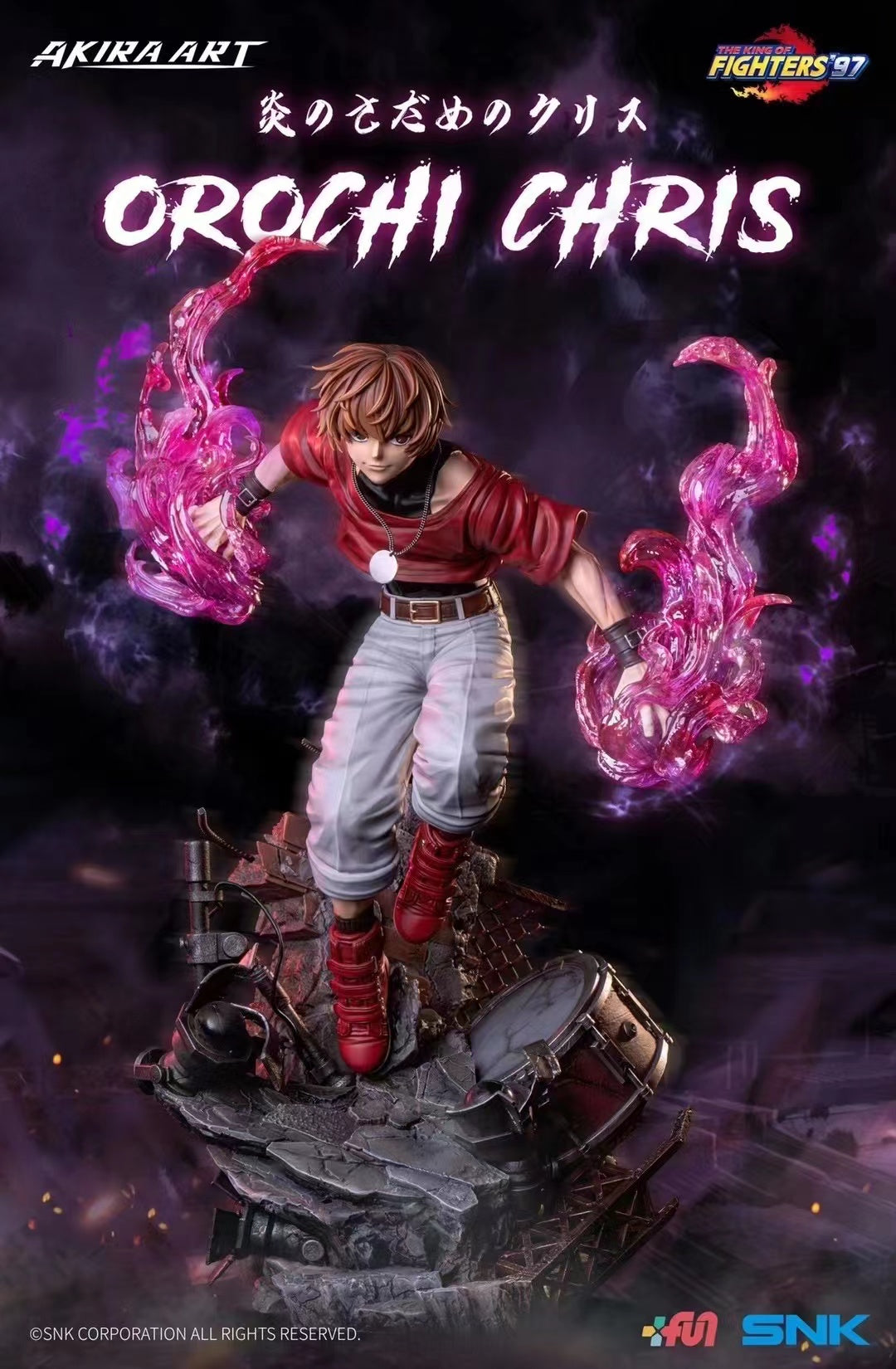 Pre-sale】1/4 Scale Orochi Chris-The King of Fighters '97-Akira 