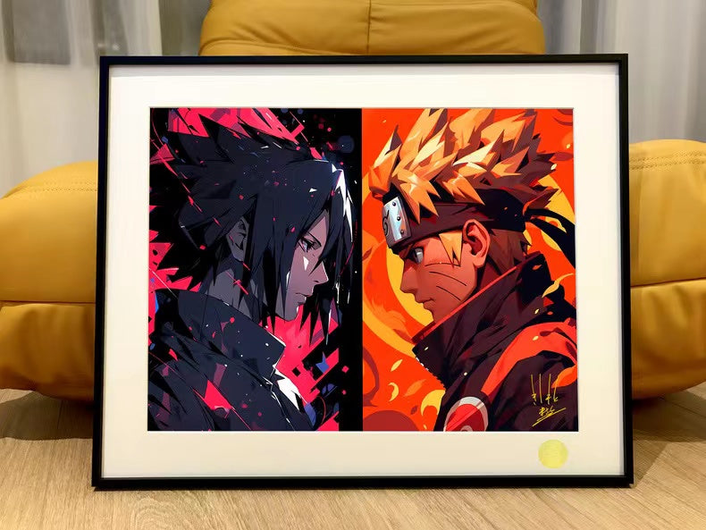 Canvas Hd Prints Naruto Uchiha Sasuke Classic Decorative