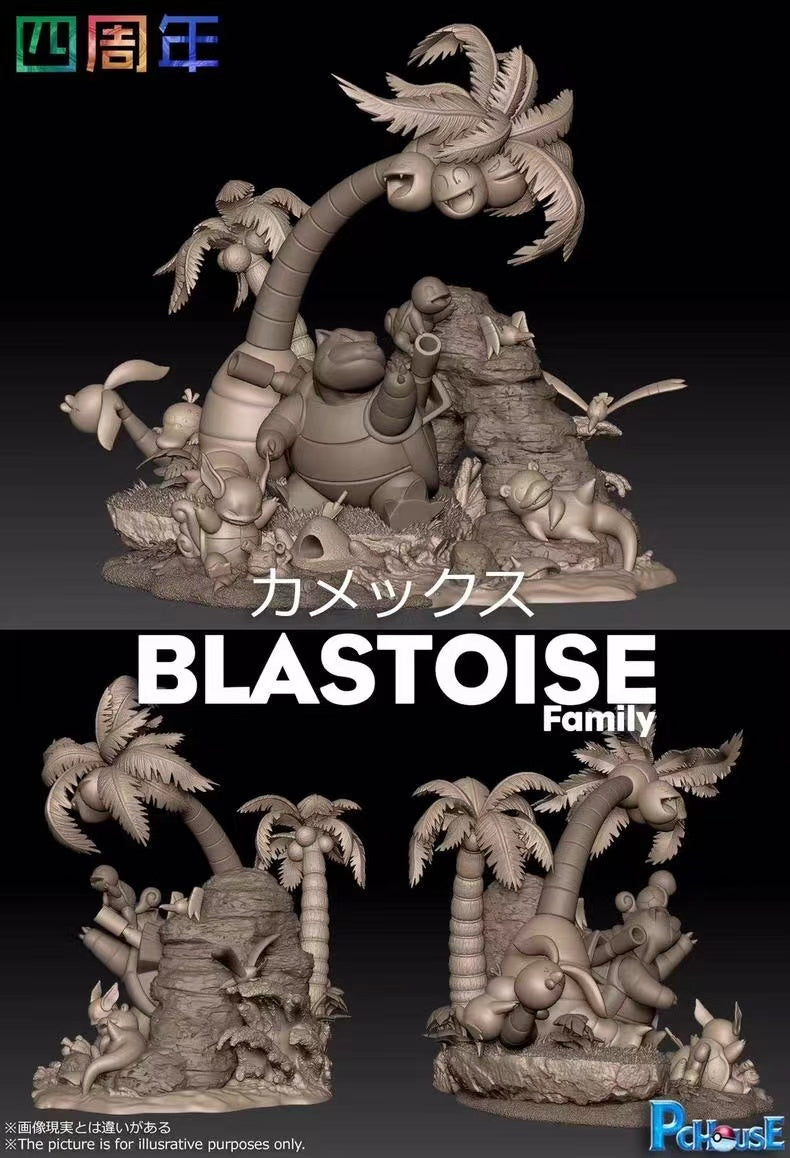 Pre-sale】Blastoise Family-Pokemon-PC house Studio - weareanimecollectors