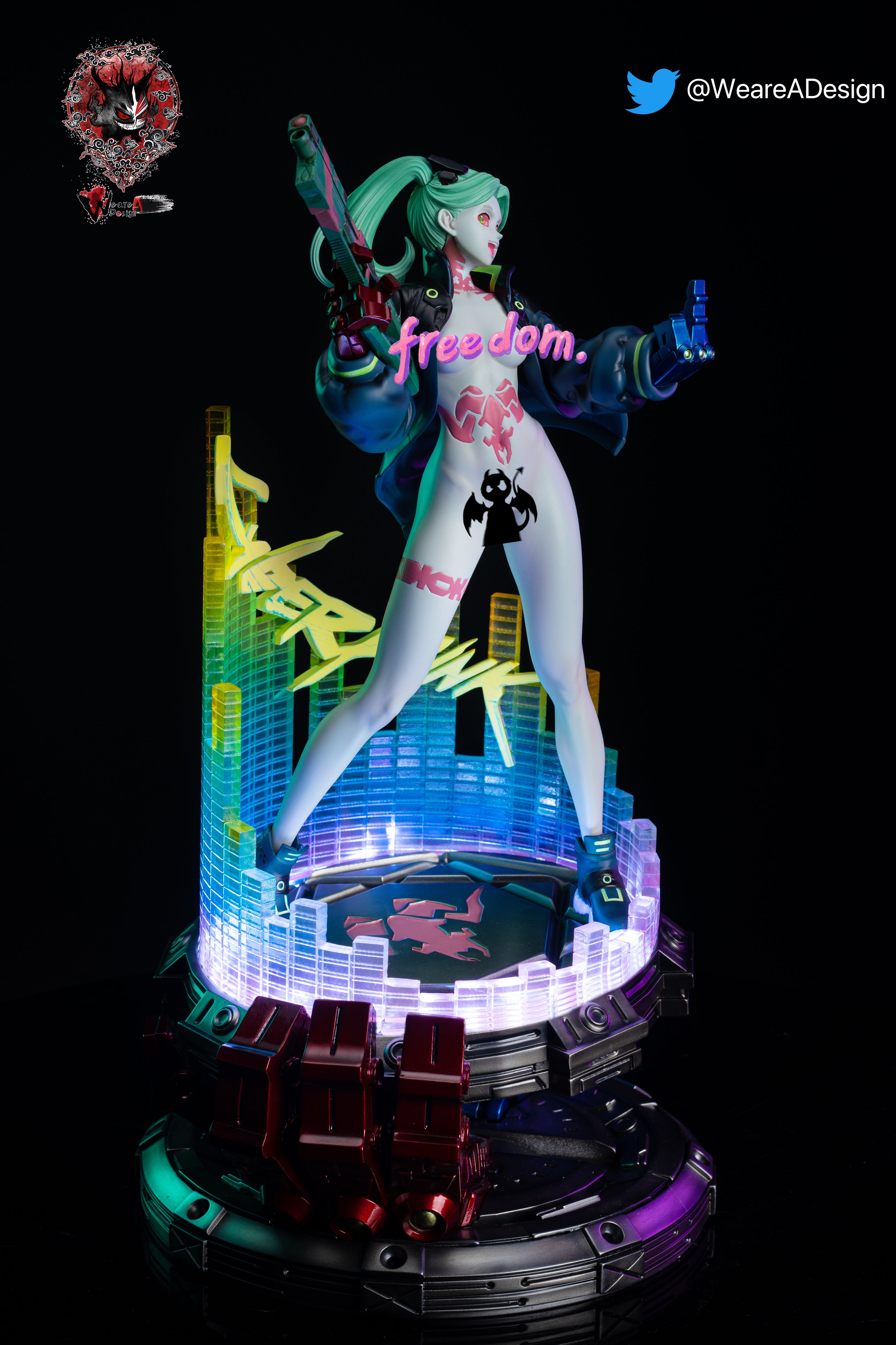 1/6 Scale Rebecca with LED - Cyberpunk: Edgerunners Resin Statue - ABsinthe  Studios [Pre-Order]