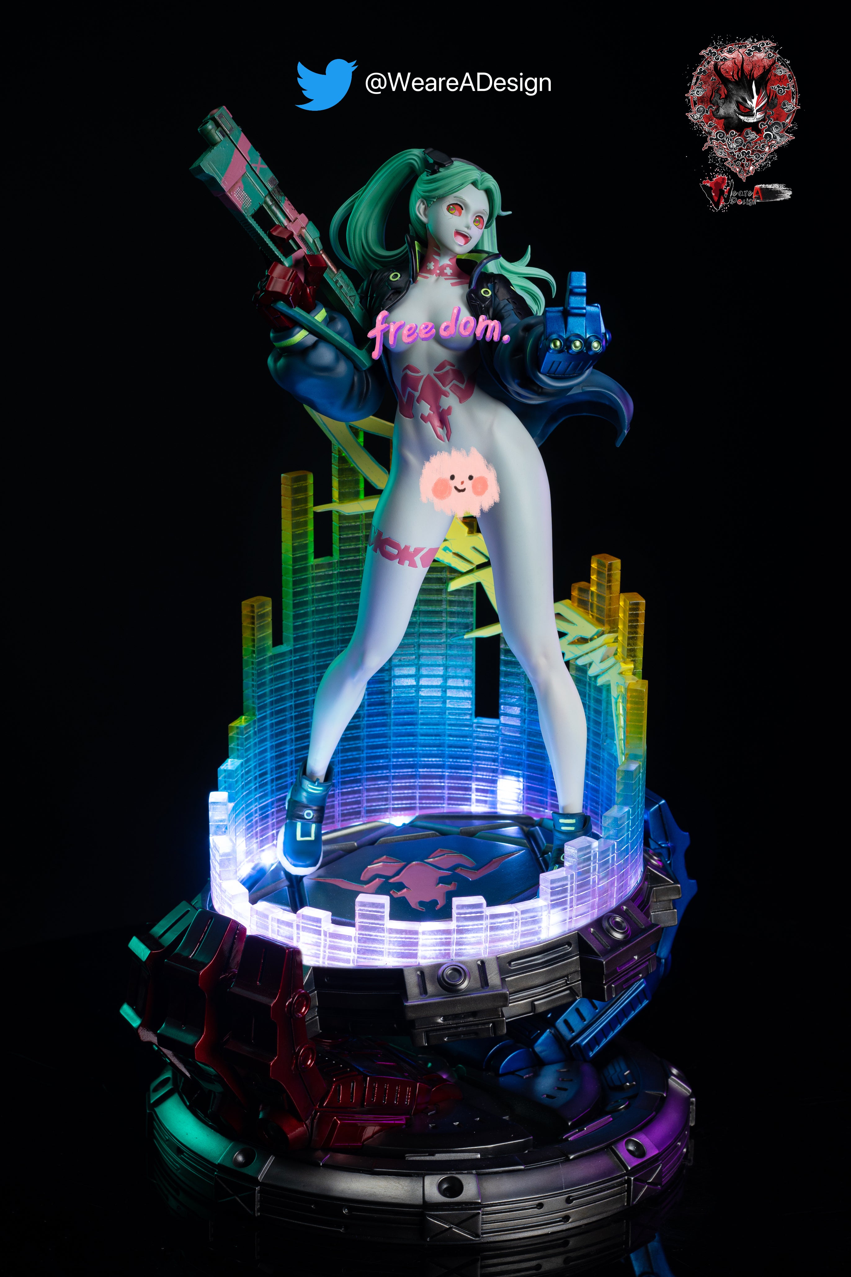 1/6 Scale Rebecca with LED - Cyberpunk: Edgerunners Resin Statue - ABsinthe  Studios [Pre-Order]