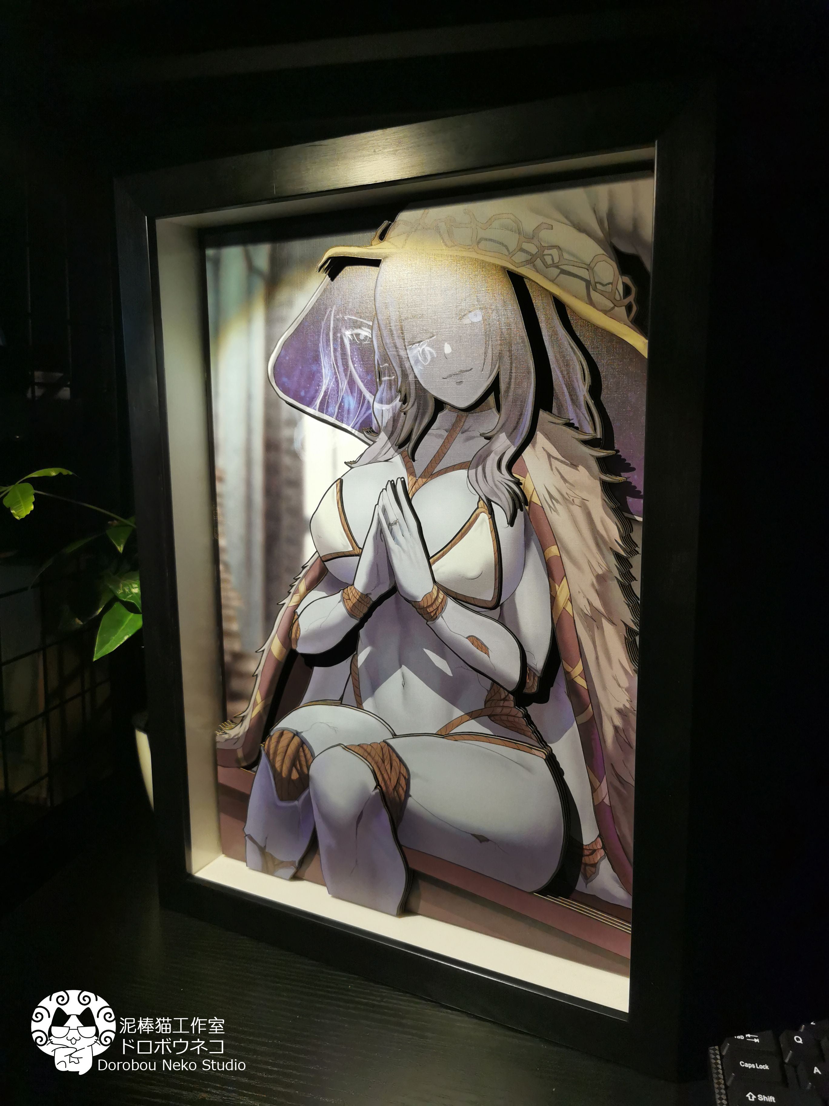 Dorobou Nemo Studio selling Genshin Impact Shenhe 3D Art Painting