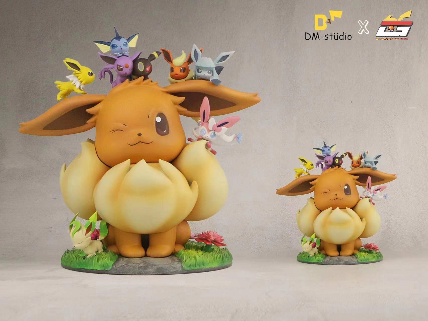 Small & Big Scale Pikachu Family - Pokemon Resin Statue - DM Studios  [Pre-Order]