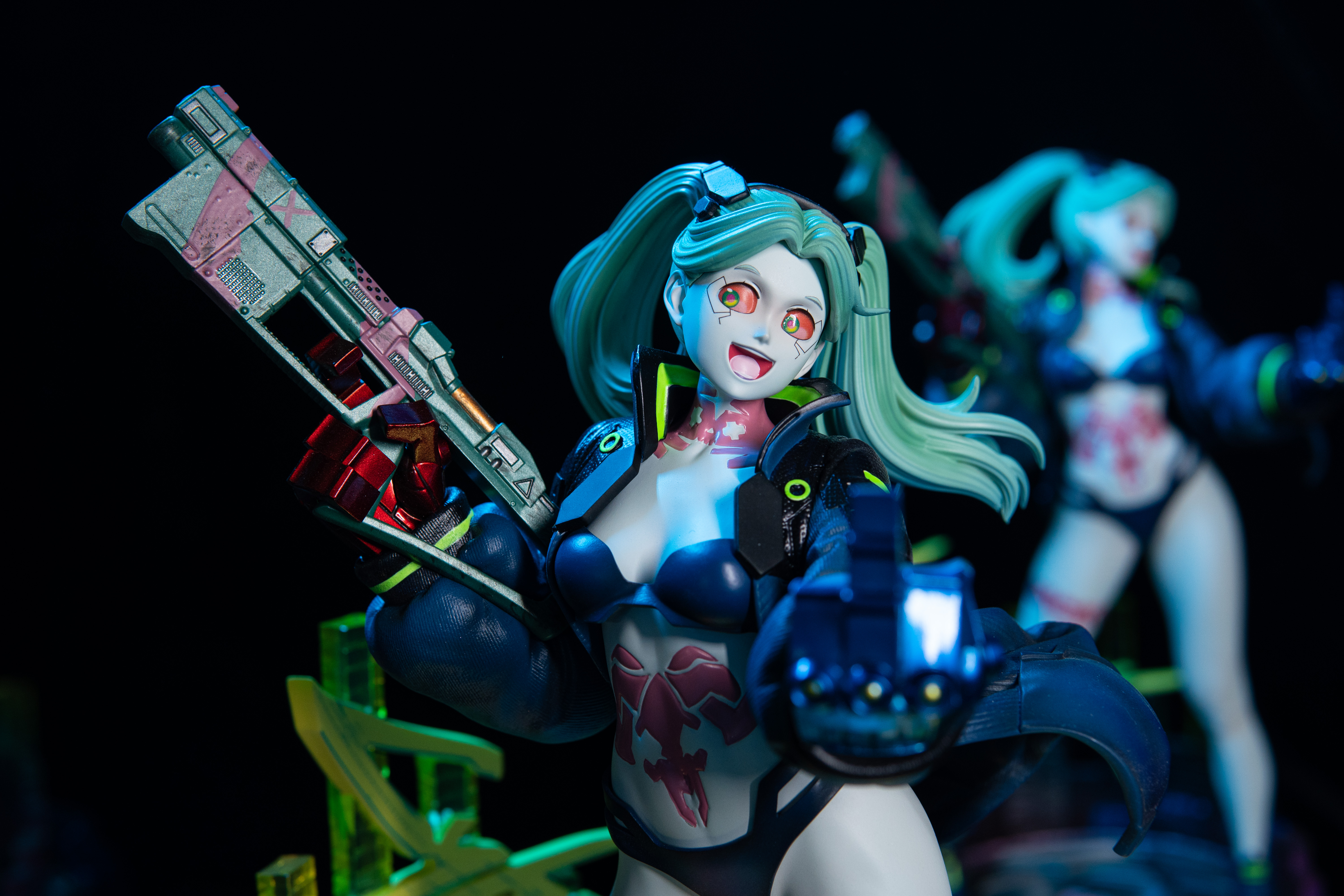 1/6 Scale Rebecca with LED - Cyberpunk: Edgerunners Resin Statue - ABsinthe  Studios [Pre-Order]