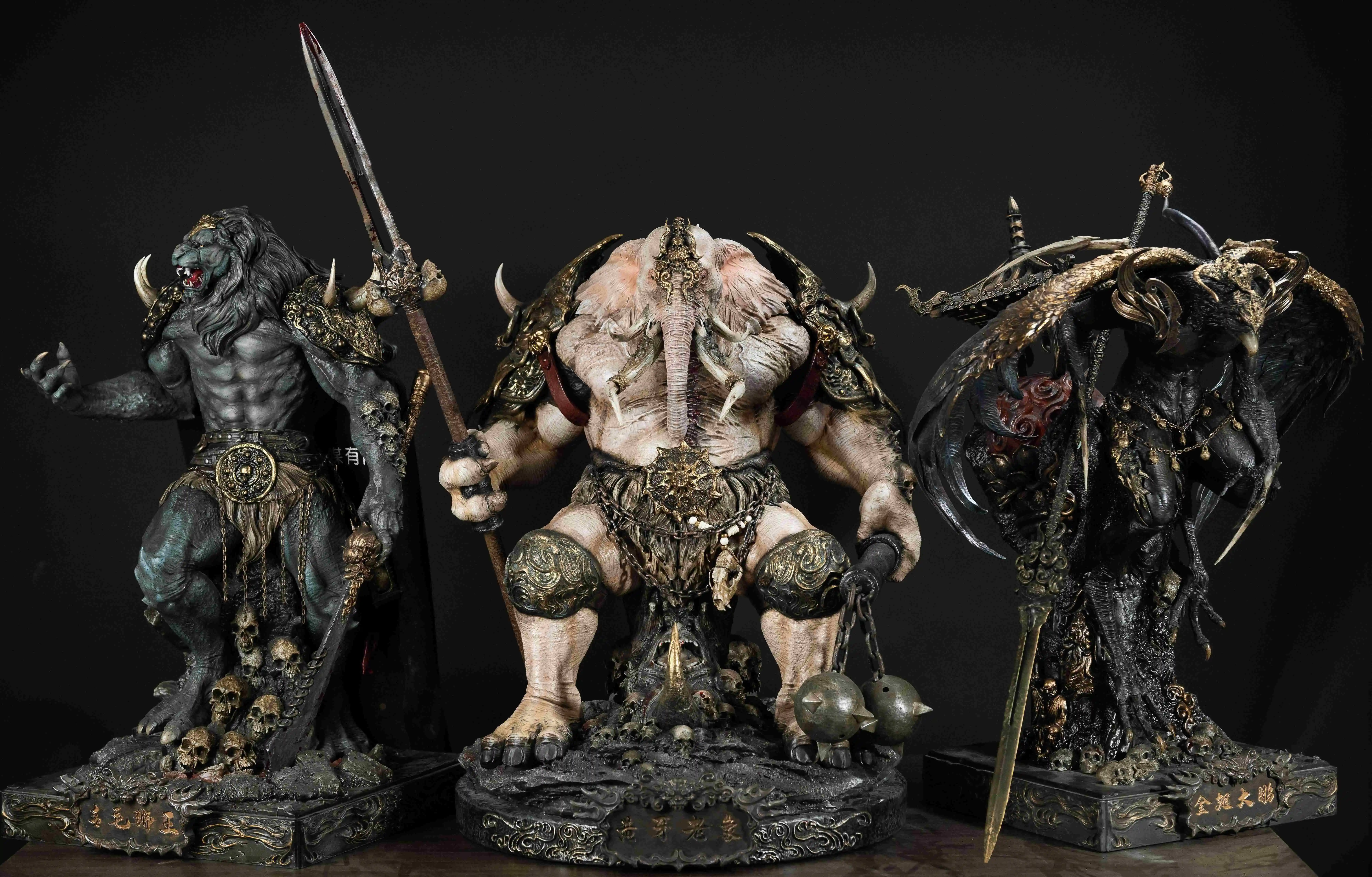 【Pre-sale】Green Hair Lion, Yellow Teeth Old Elephant & Golden Wings Roc ...