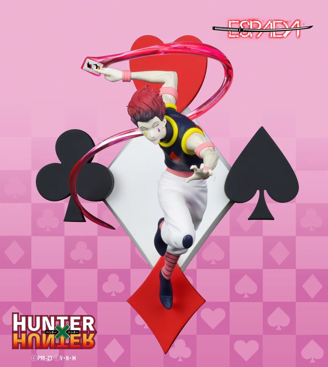 Pre sale 1 8 Scale Wall Hanging Hisoka HUNTER HUNTER Espada Art Studio weareanimecollectors