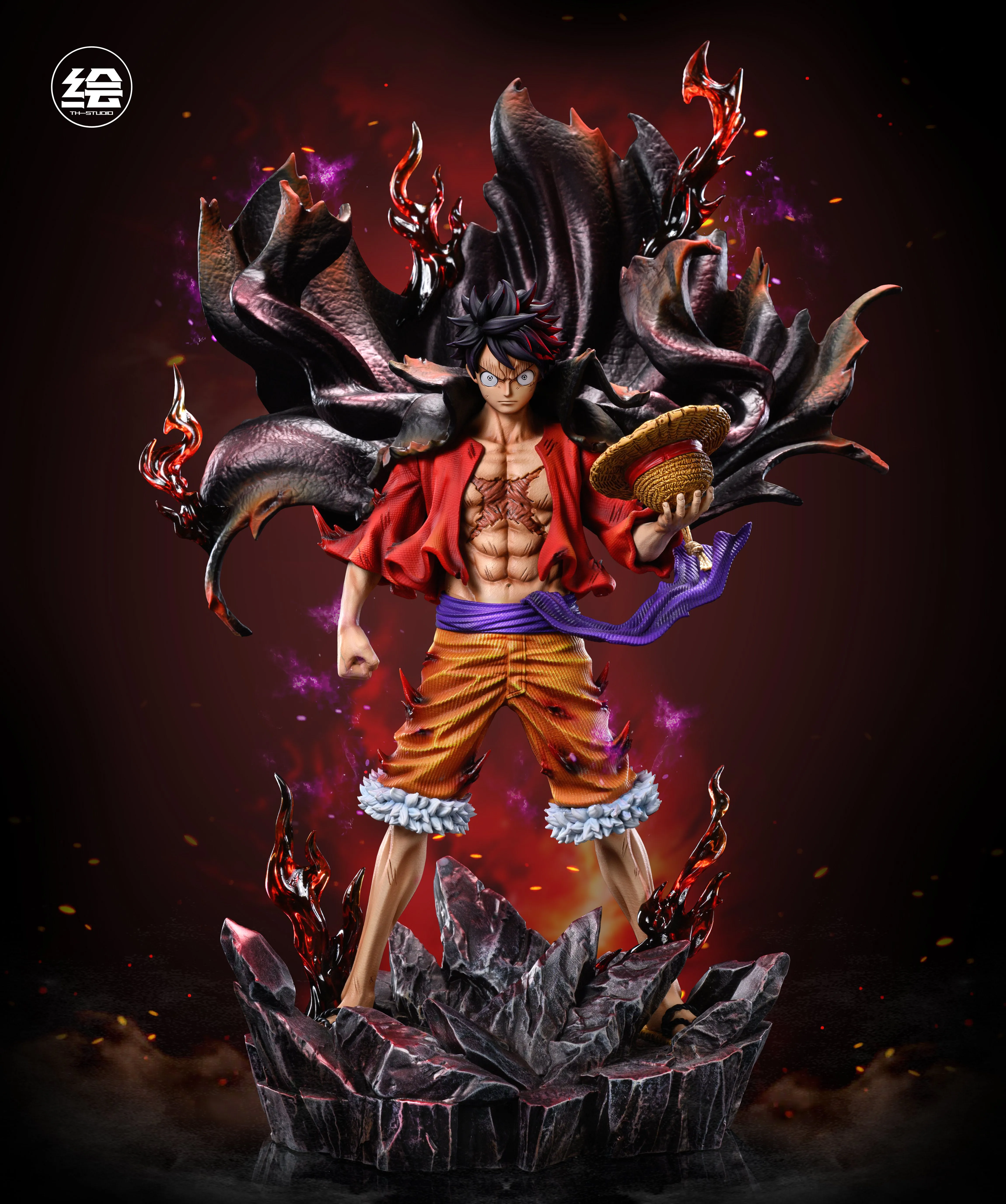 YZ Studio One Piece WCF Onigashima Gear 4 Luffy