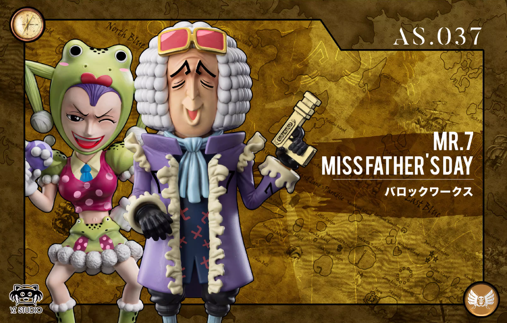 【Presale】Alabasta 037 Mr. 7 & Miss. Father's DayOne pieceYZ Studio