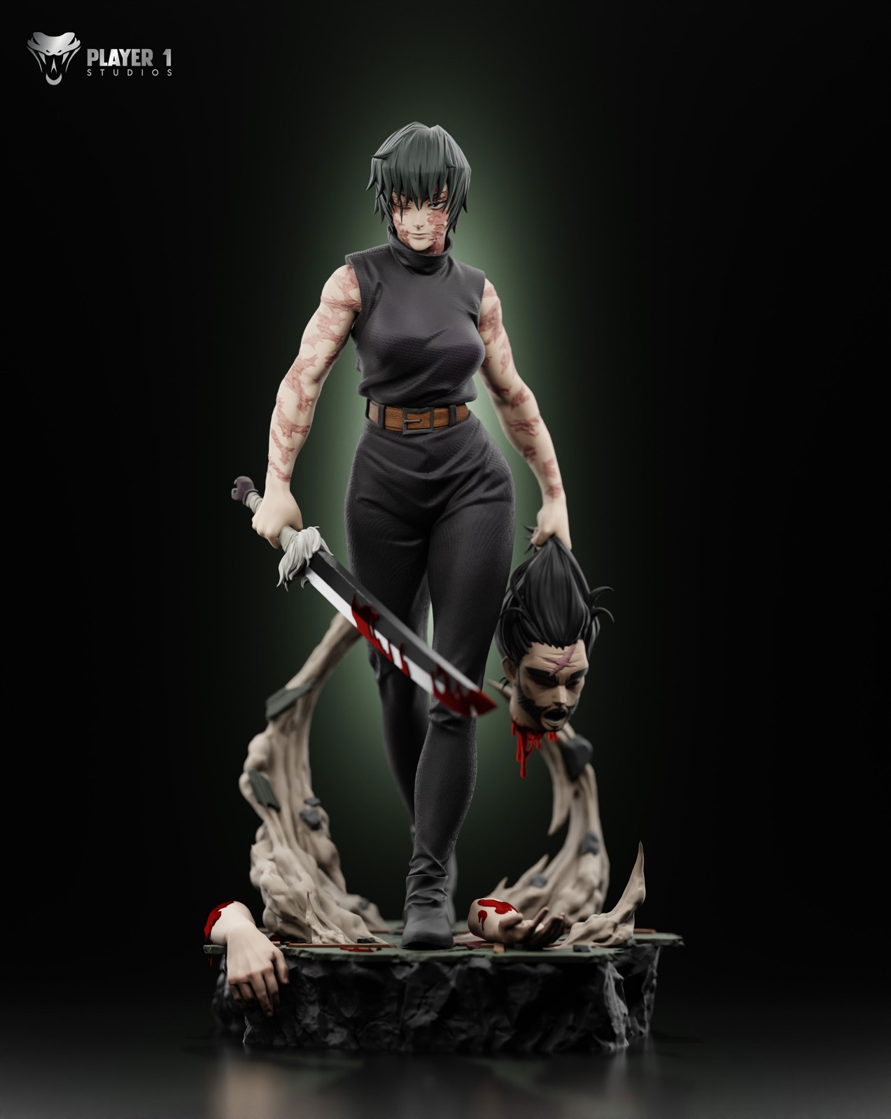 【Pre-sale closed】1/6 & 1/4 Scale Maki Zenin-Jujutsu Kaisen-Player 1 Studio  - weareanimecollectors