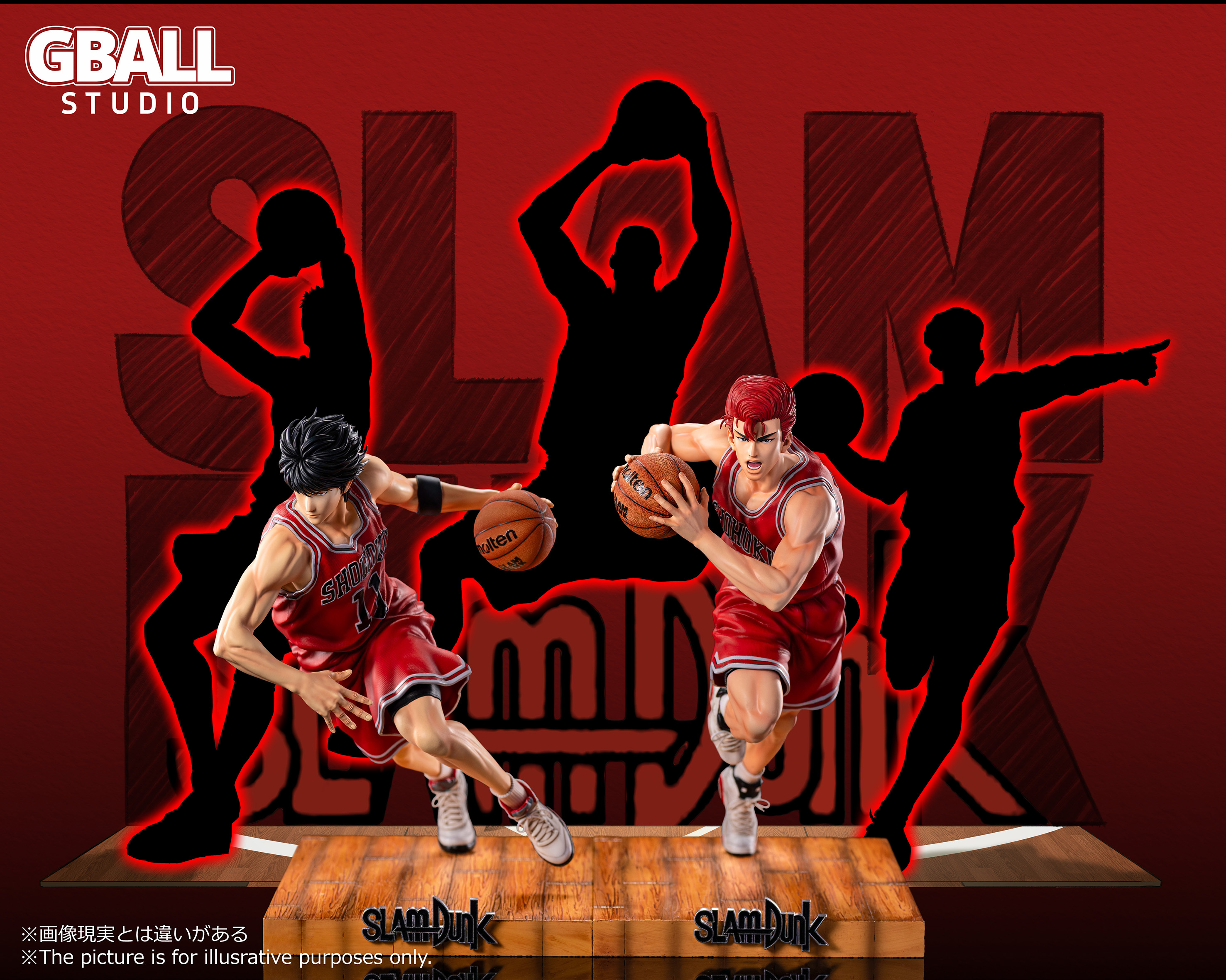 【Pre-sale】1/4 & 1/6 Scale Sakuragi Hanamichi & Rukawa Kaede-Slam Dunk ...