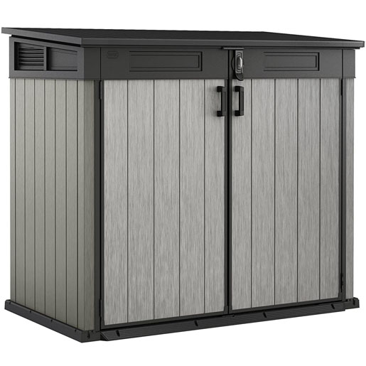 Keter Store It Out Grande Outdoor Plastic Garden Storage Shed, Grey and ...