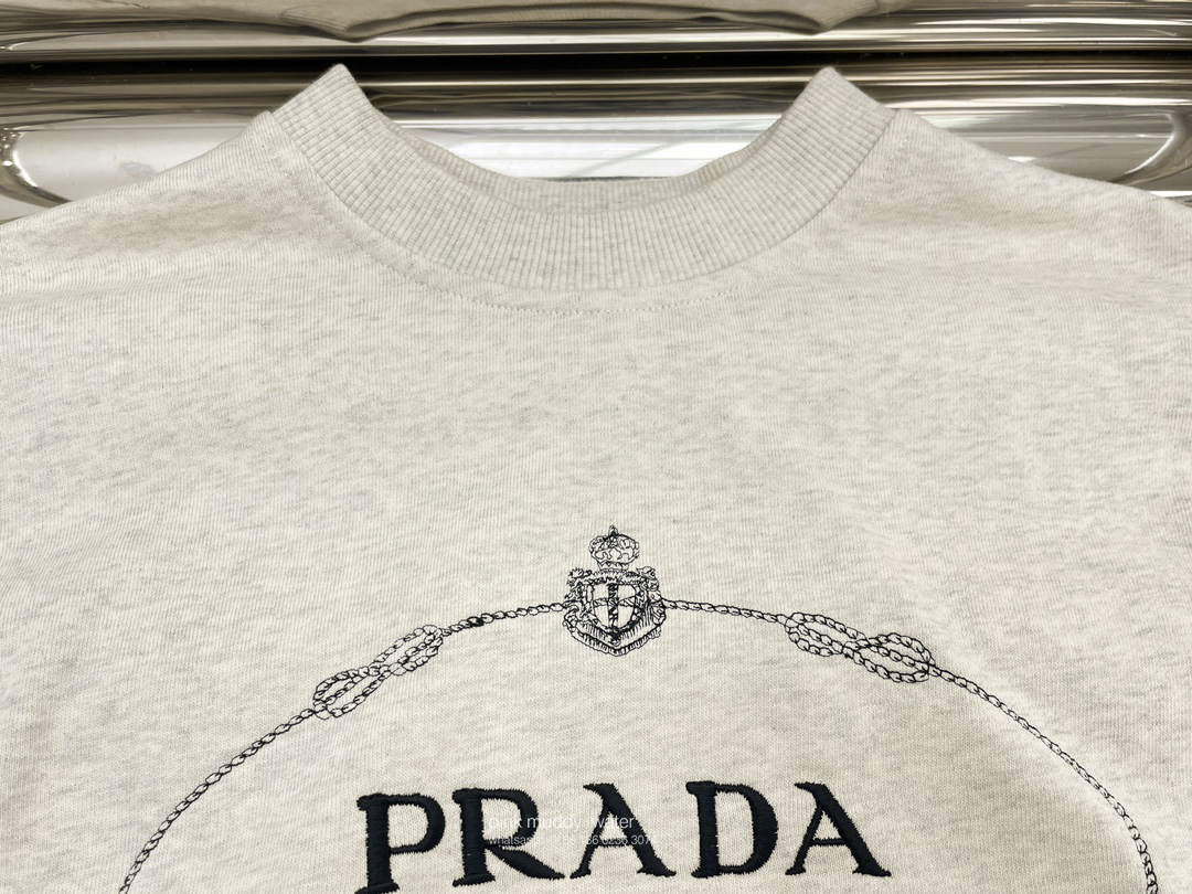 Oversized cotton fleece sweatshirt