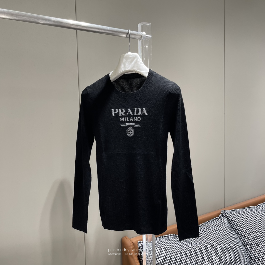 Wool, cashmere and lamé crew-neck sweater