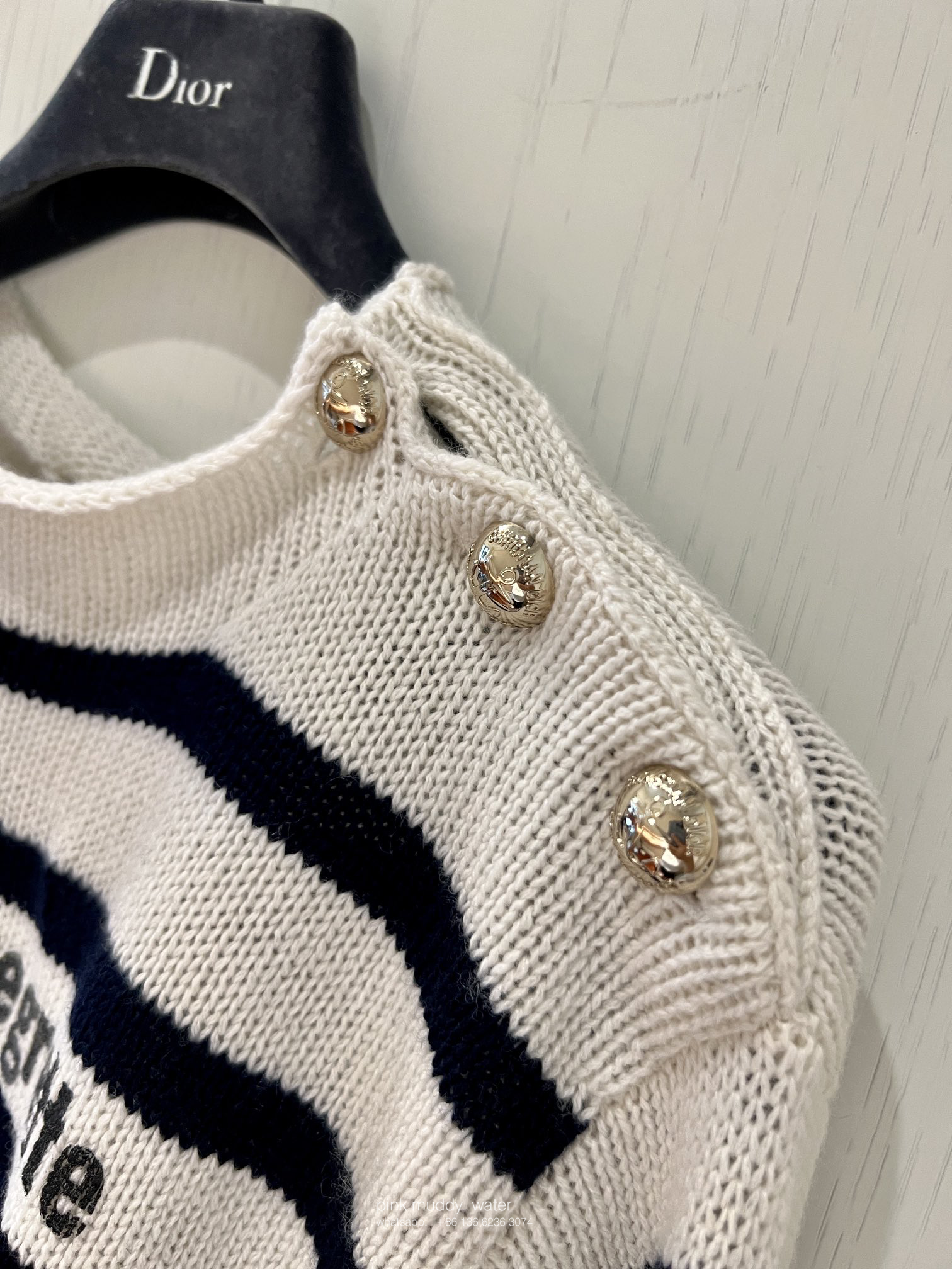 DIOR MARINIÈRE NON, JE NE REGRETTE RIEN SWEATER