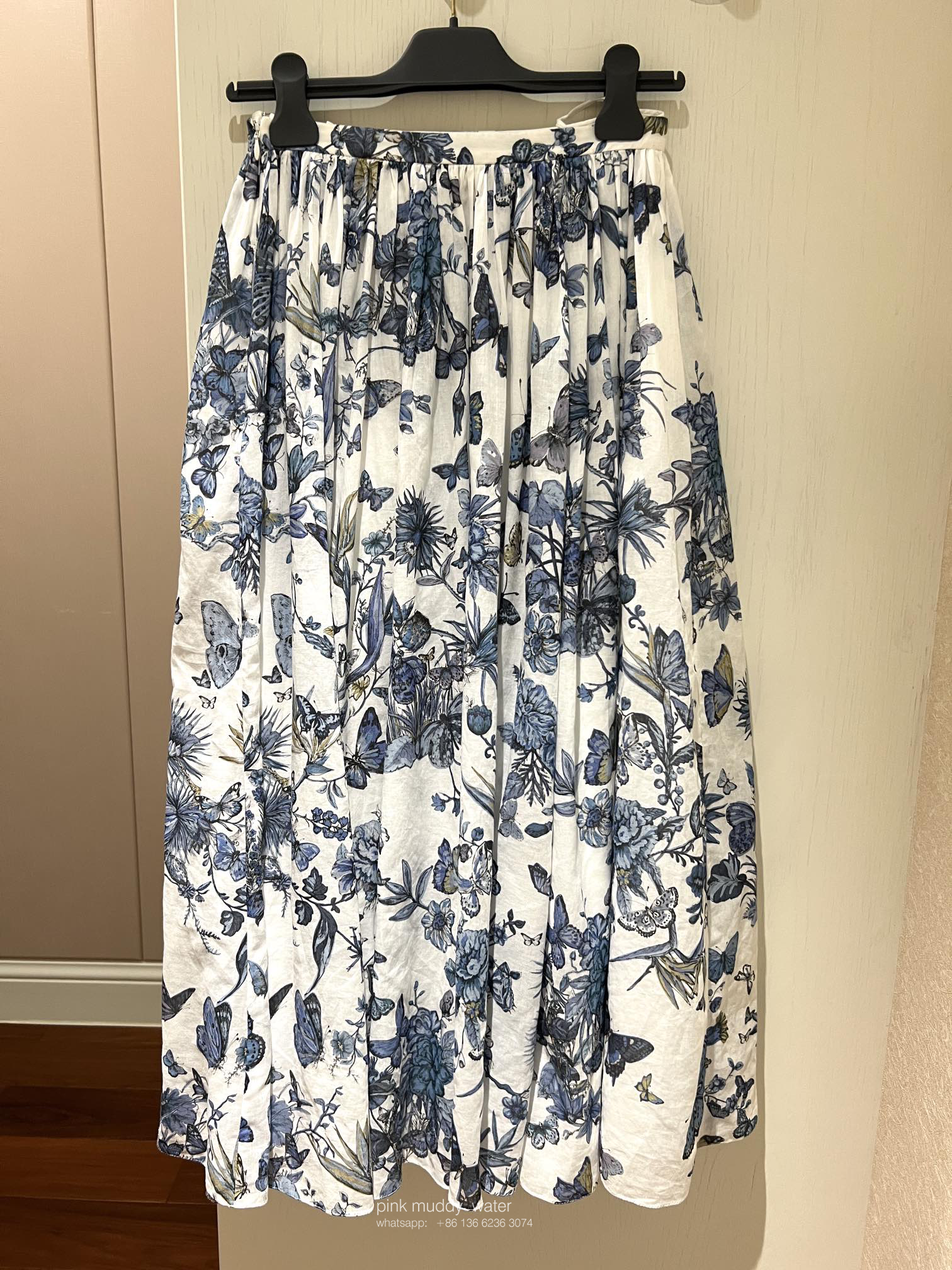 FLARED MID-LENGTH SKIRT
