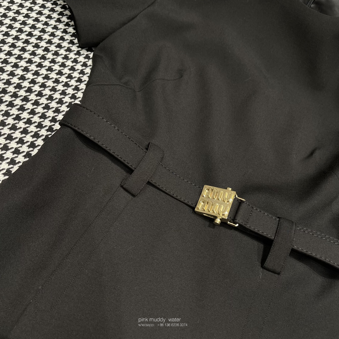 Grain de poudre wool mini dress