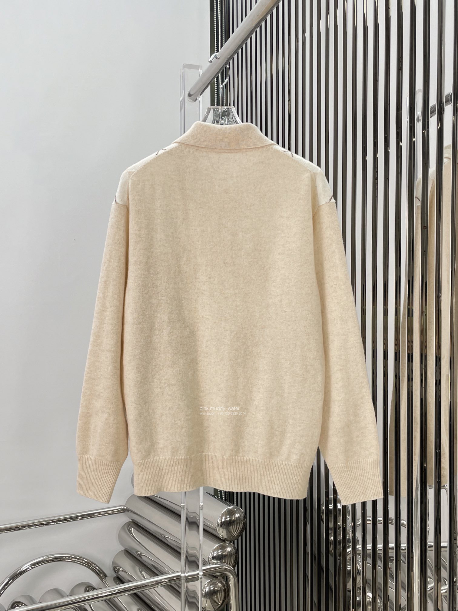 Cashmere Knitted Polo Shirt