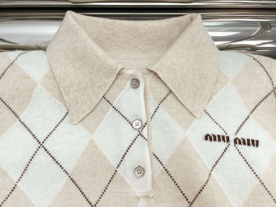 Cashmere Knitted Polo Shirt