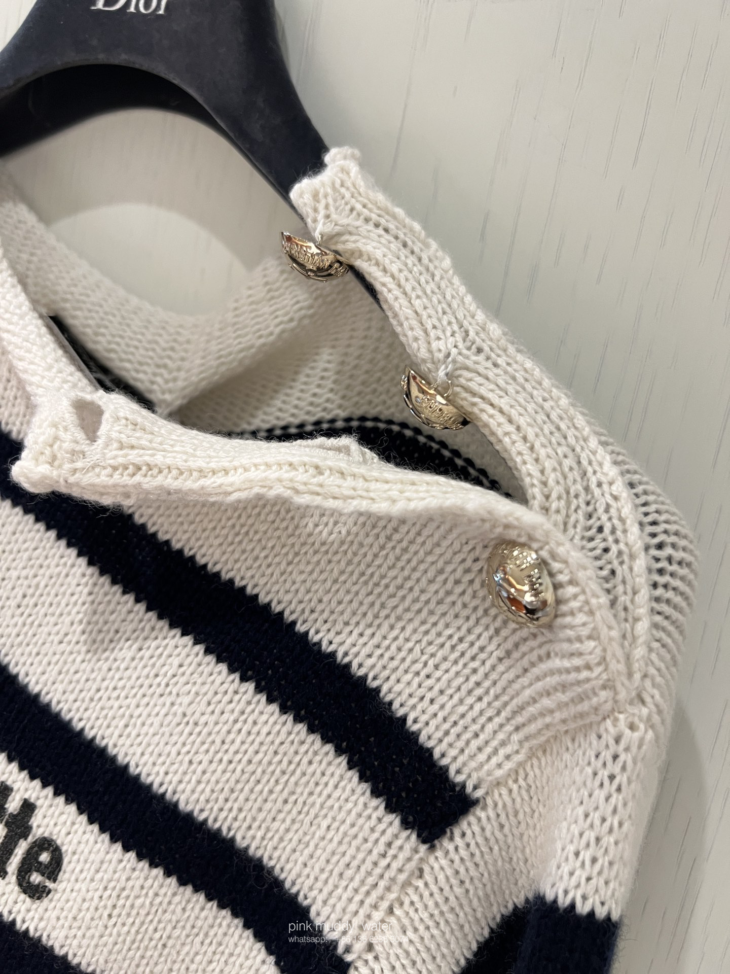 DIOR MARINIÈRE NON, JE NE REGRETTE RIEN SWEATER
