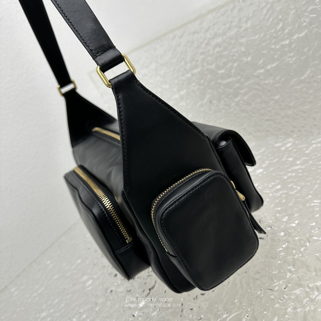 Nappa leather Pocket bag