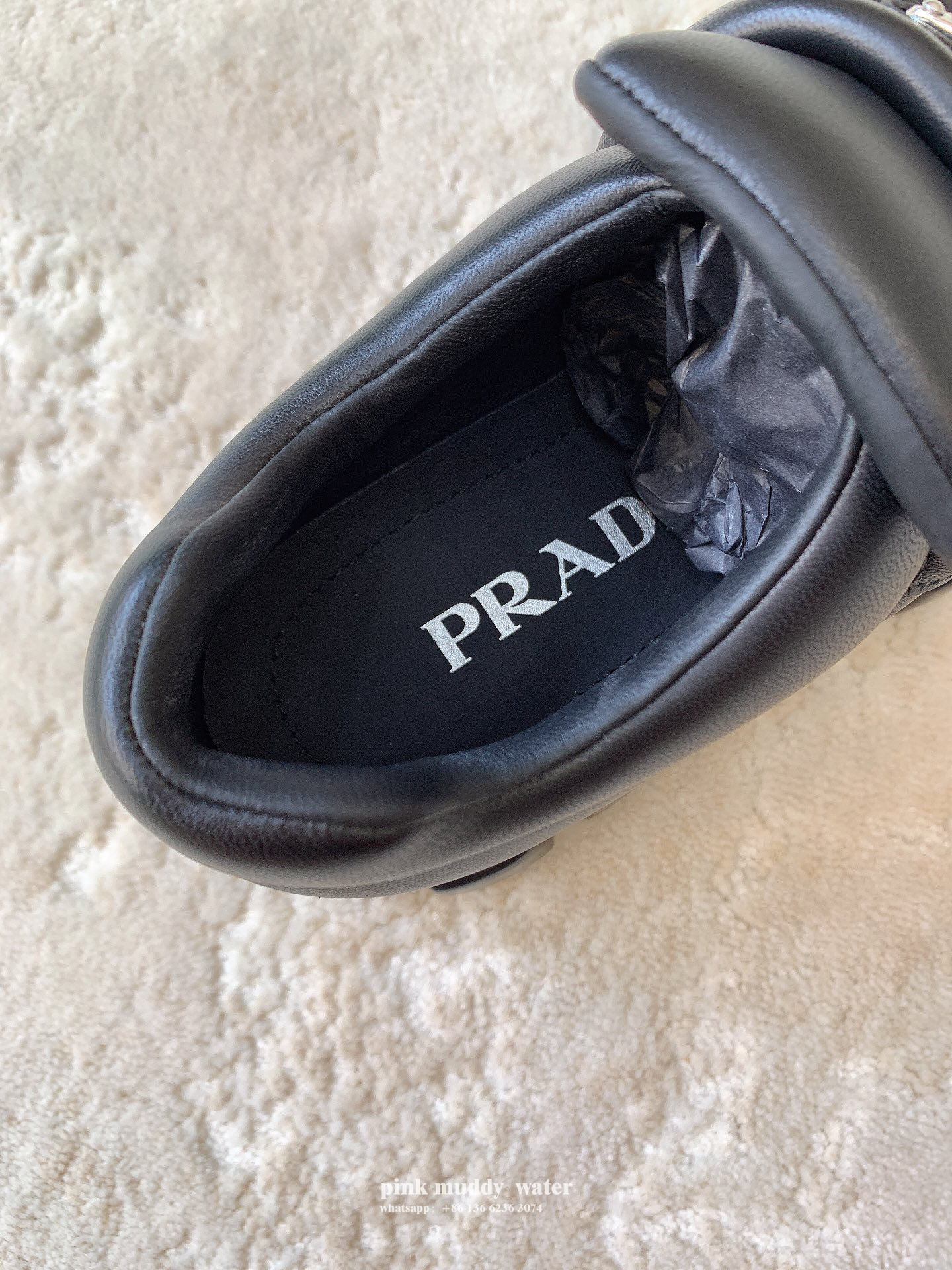 Soft padded nappa leather loafers