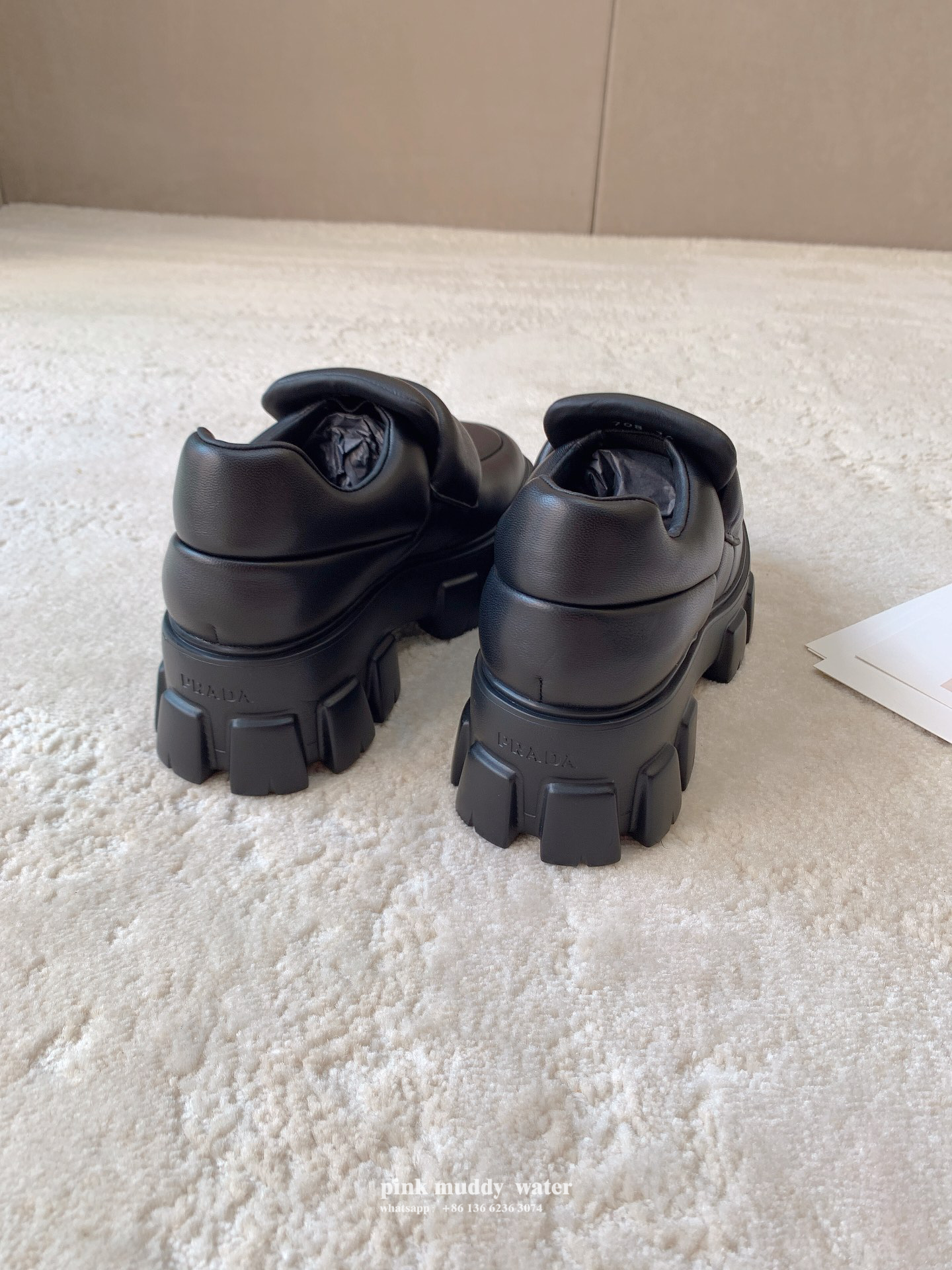 Soft padded nappa leather loafers