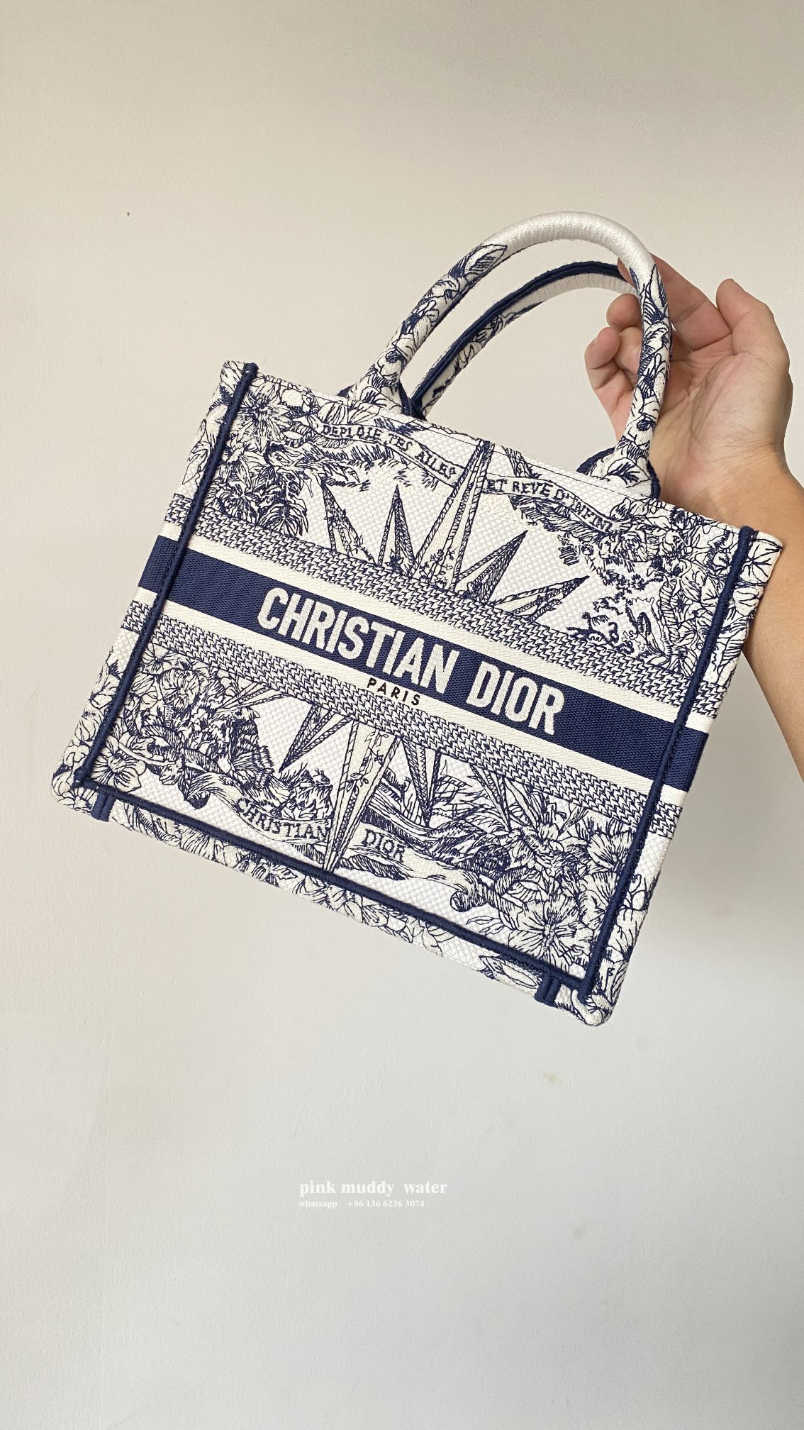 SMALL DIOR BOOK TOTE