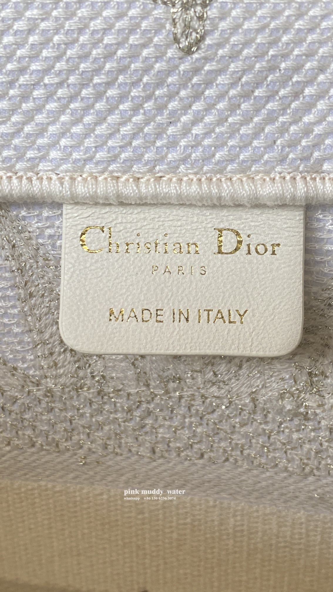 SMALL DIOR BOOK TOTE