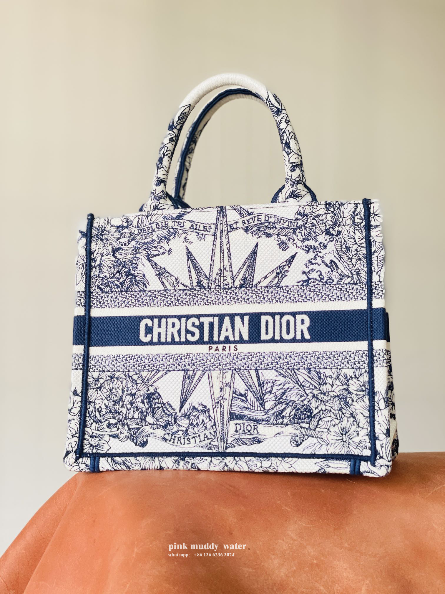 SMALL DIOR BOOK TOTE