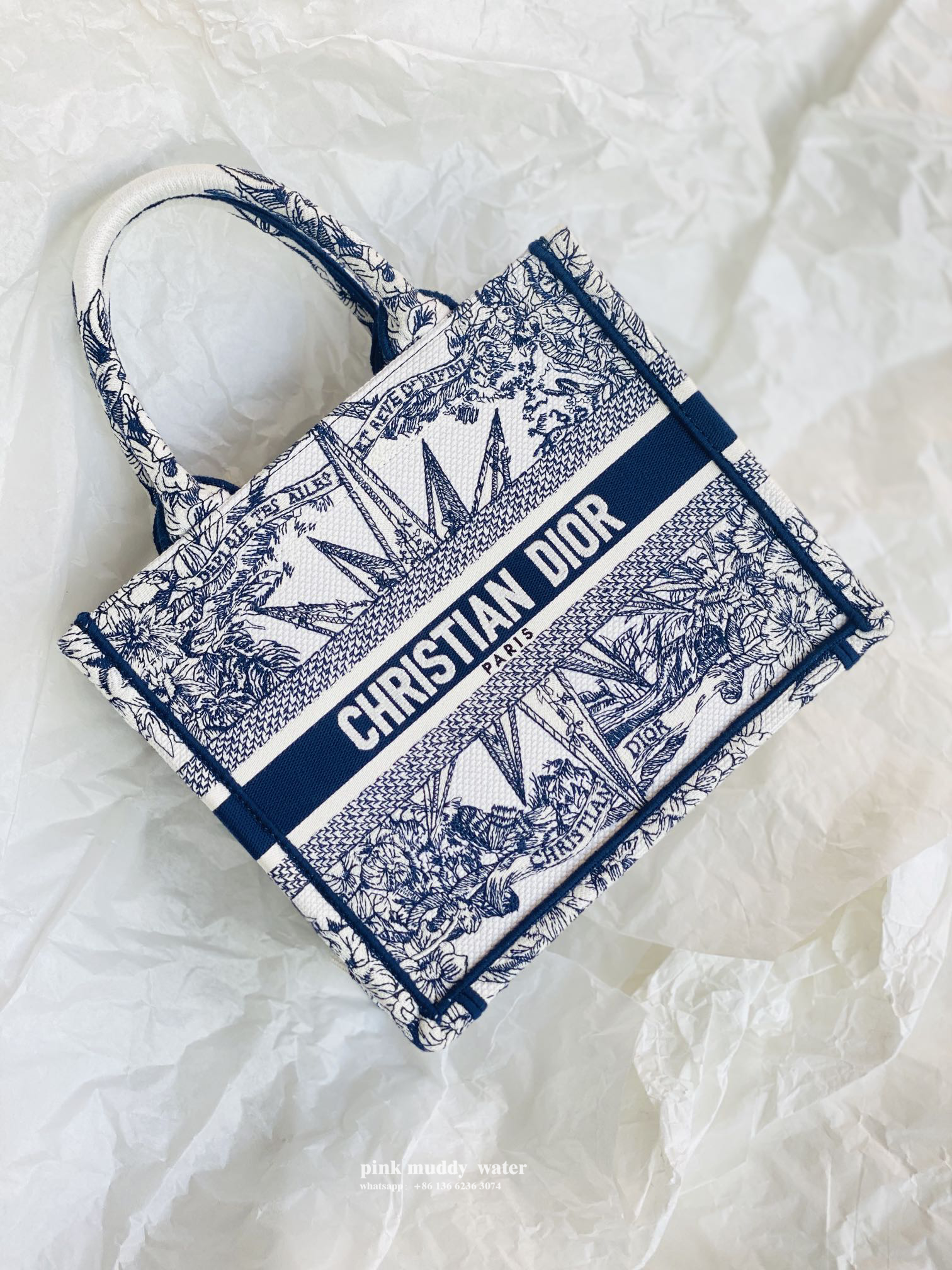 SMALL DIOR BOOK TOTE