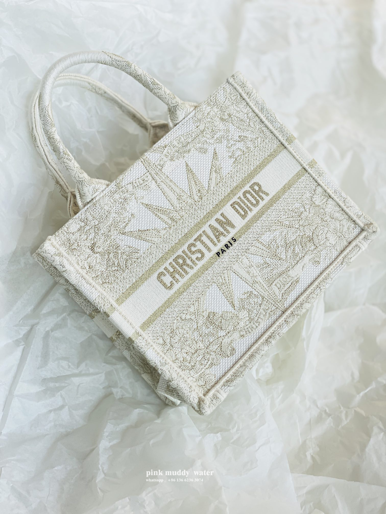 SMALL DIOR BOOK TOTE