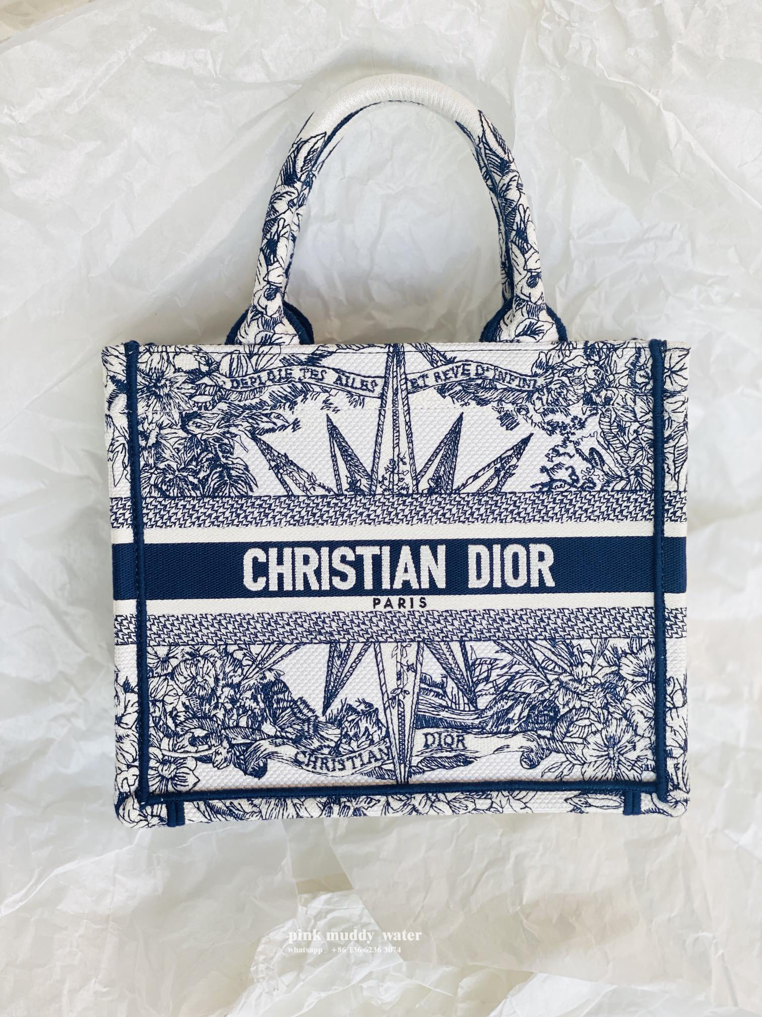 SMALL DIOR BOOK TOTE